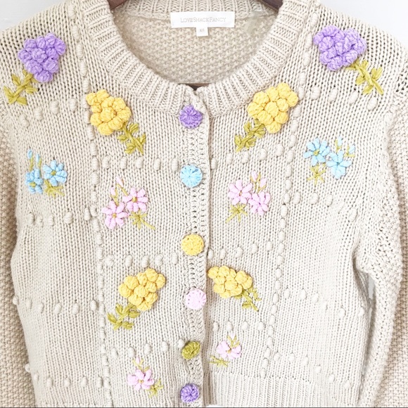 LoveShackFancy Briallon Cardigan Sweater - Picture 8 of 16